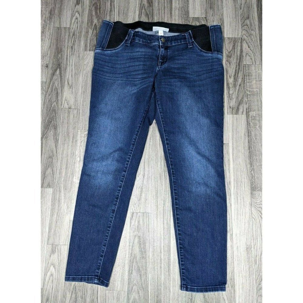 Isabel Maternity By Ingrid & Isabel Womens Size 10 Stretchy Skinny Blue Jeans